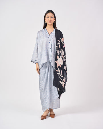 Malika Kurung Kimono in Blue
