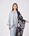 Malika Kurung Kimono in Blue