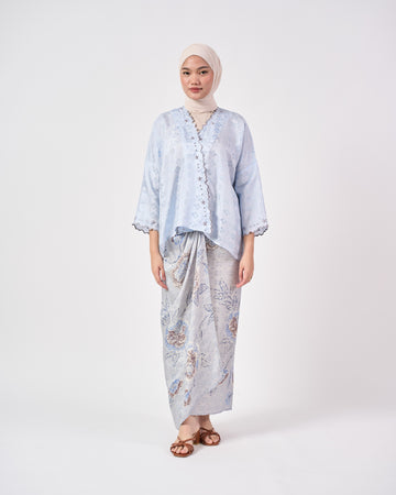 Malika Kurung Kimono in Blue
