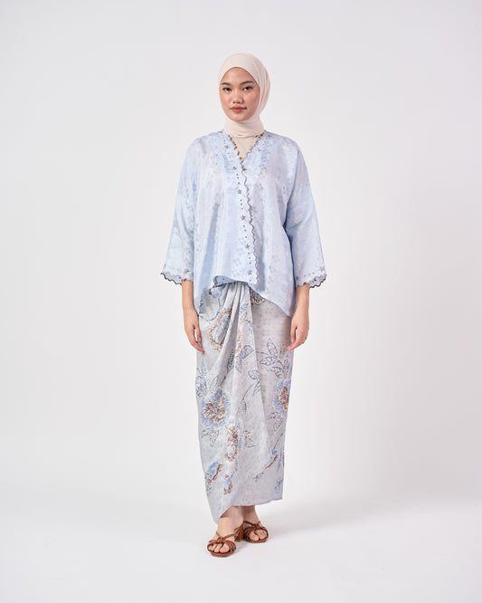Malika Kurung Kimono in Blue
