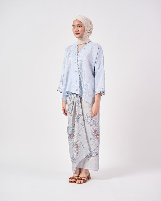 Malika Kurung Kimono in Blue