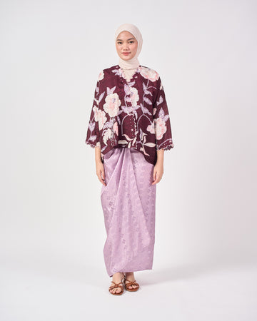 Malika Kurung Kimono in Purple