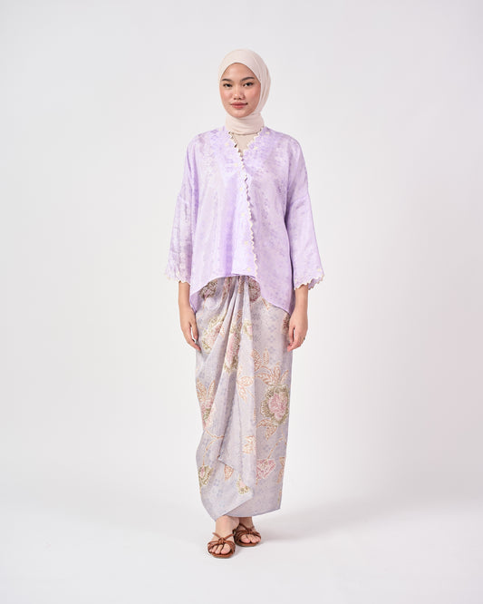 Malika Kurung Kimono in Purple