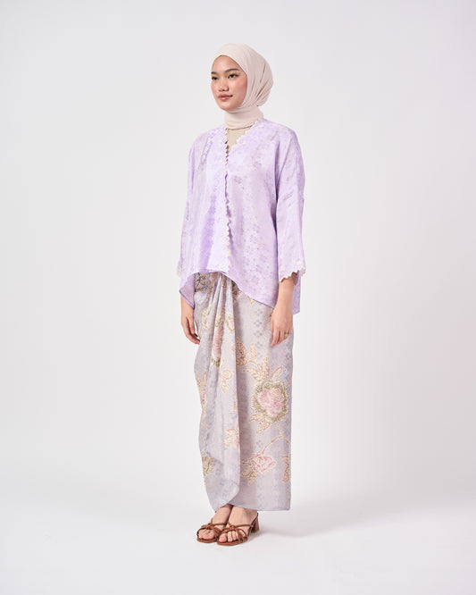 Malika Kurung Kimono in Purple