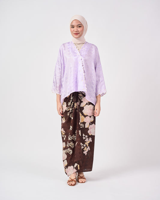Malika Kurung Kimono in Purple