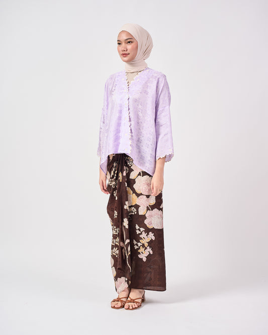 Malika Kurung Kimono in Purple