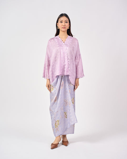 Malika Kurung Kimono in Purple