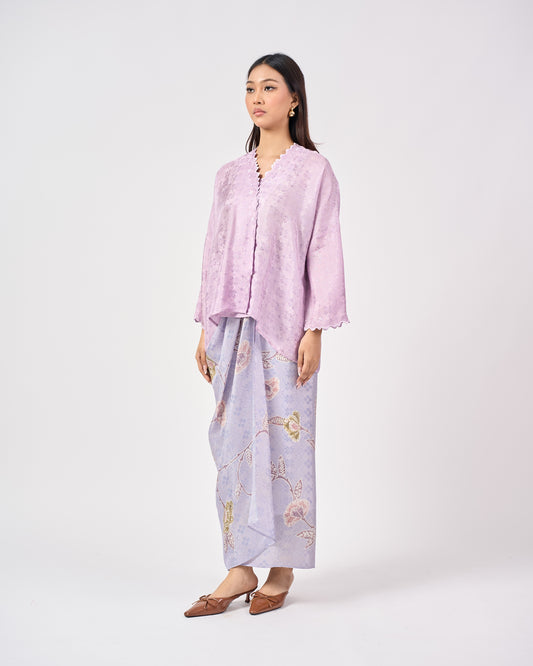Malika Kurung Kimono in Purple