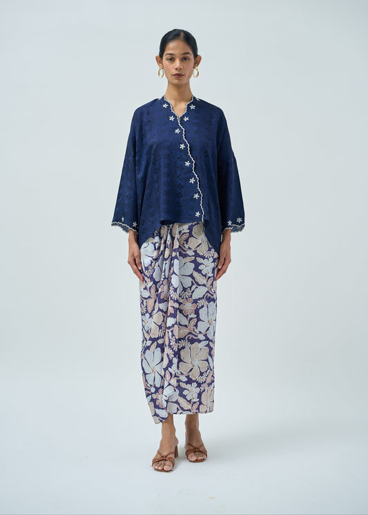 Kurung Kimono MALIKA SULAM (05-43 BLU)
