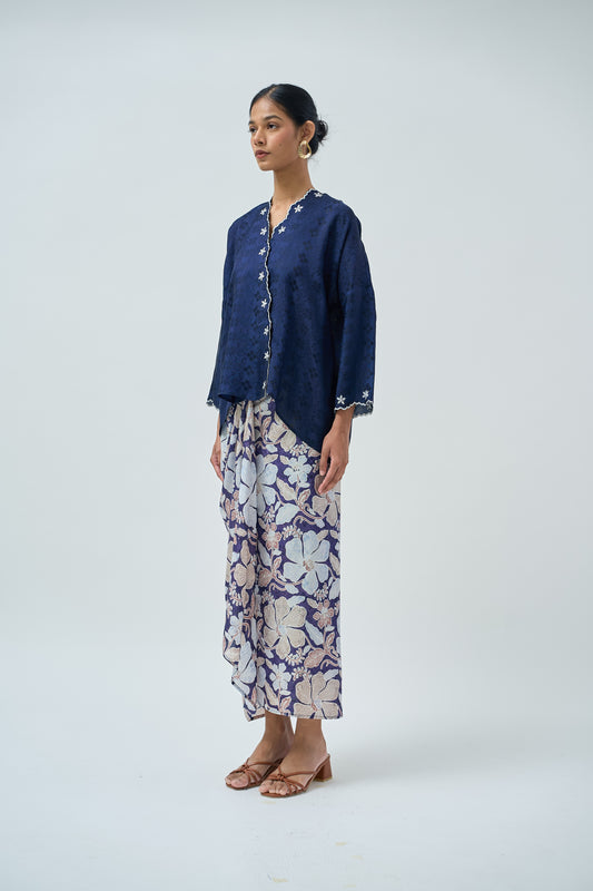 Malika Kurung Kimono in Blue