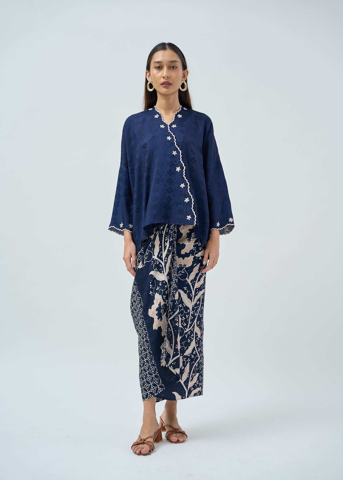 Kurung Kimono MALIKA SULAM (05-47 BLU)