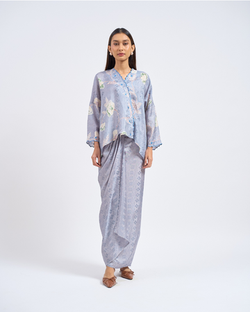 Malika Kurung Kimono in Blue