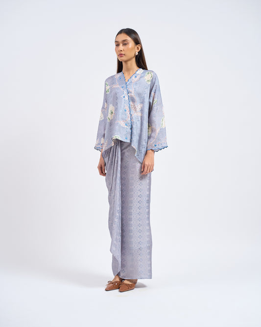 Malika Kurung Kimono in Blue