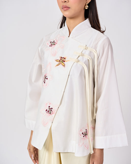 Mariam Cotton Top in Cream