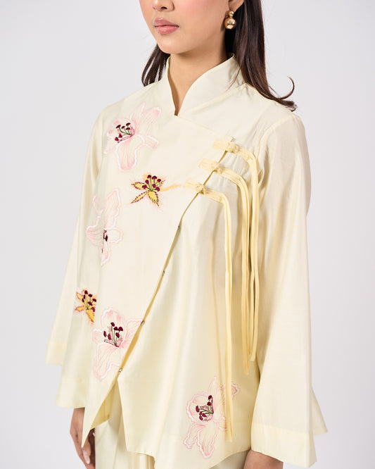 Mariam Cotton Top in Yellow