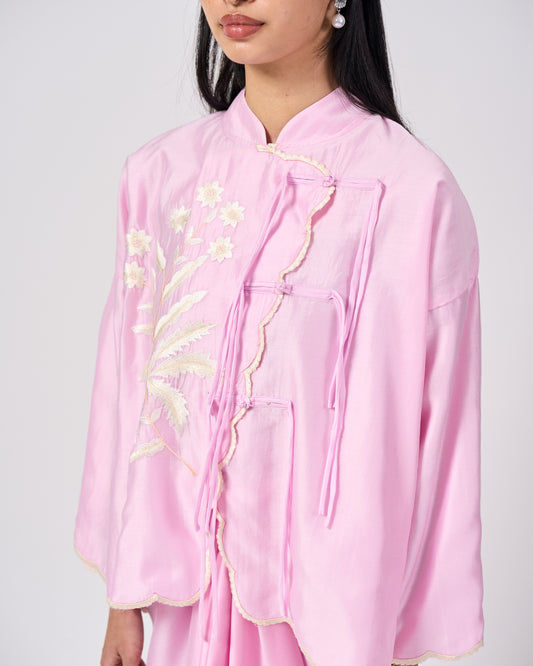 Mawar Cotton Top in Pink