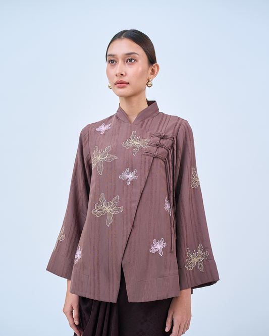 Reia Cotton Top in Brown