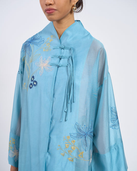 Nara II Cotton Top in Blue