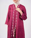 Wardah Kebarung  in Burgundy