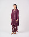 Wardah Kebarung  in Burgundy