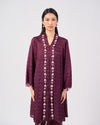 Wardah Kebarung  in Burgundy