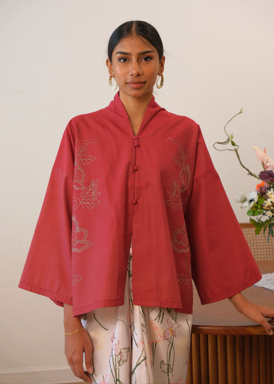 Kimono Kebaya SENJA  : ACT (TOP ONLY-MRN/BRW)